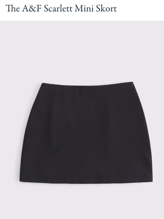 Abercrombie & Fitch Dresses & Skirts - Abercrombie & Fitch Scarlett Black Mini Skort